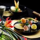 [SMALL DISH (PLATE)] OBOROTSUKI PLATE 180 (LACQUER) | HAKUICHI | KANAZAWA GOLD LEAF