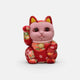 [BECKONING (LUCKY) CAT] MANEKI NEKO, YUZEN RED (S) | EDO ART DOLLS | KAKINUMA DOLLS