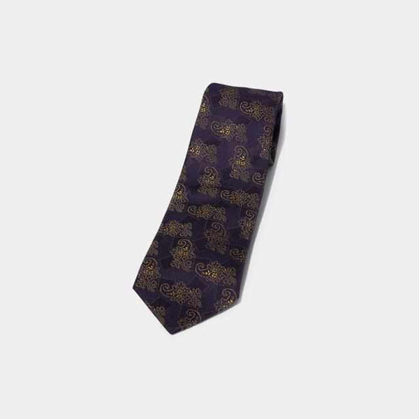 [領帶]領帶佩斯利 （紫色） |凱絲綢
