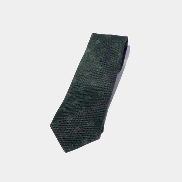 [領帶]埃蒙領帶（深綠色）|凱絲綢