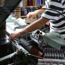 [SCARF] แผงขายองุ่น Kasane (Burgundy × Indigo Navy) | สิ่งทอ gunnai | ฟูจิซากุระ