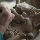 [GARGOYLE (GARGOYLE STATUE) INTERIOR] THREE-SIDED ONIGAWARA TO DECORATE THE ROOM: TAKASHI HAGIWARACRAFTS | SANSHU ONIGAWARA CRAFTS | ONIGAWARA IEMORI