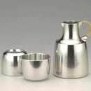[SAKE BOTTLE] GENBU 3-PIECE TIN SAKE SET  | OSAKA NANIWA PEWTER WARE