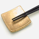[CHOPSTICKS] COUPLE CHOPSTICKS / CHOPSTICK REST SET SHIZUKU (GOLD) | KANAZAWA GOLD LEAF