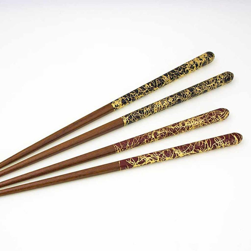 [Chopsticks] Chopsticks คู่ / Chopstick REST SET SET GOLD Thread (ทอง) | ใบทอง Kanazawa