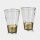 [MUG (CUP)] PENETRATION TUMBLER CHAMPAGNE GOLD (2 PCS) | HAKUICHI | KANAZAWA GOLD LEAF