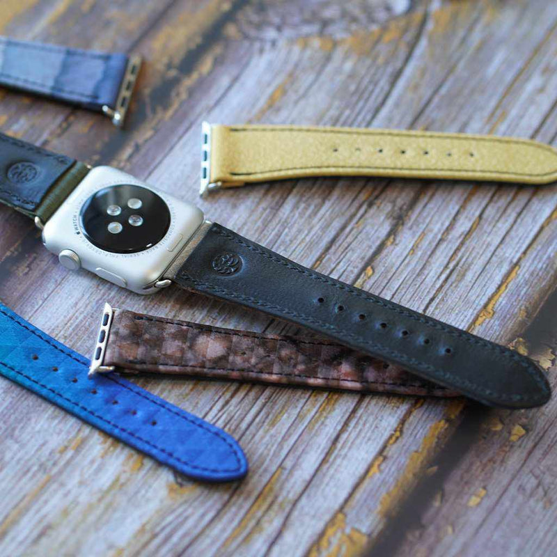 [Apple Watch Band] Chameleon Band สำหรับ Apple Watch 45 (44,42) มม. (ด้านบน 12 นาฬิกา) J | การย้อมสี Kyoto Yuzen