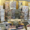 [LARGE PLATE (PLATTER)] PLATE (CHERRY BLOSSOM) BLUE 5-PIECE SET | NISHIJIN RE:NISTA | NISHIJIN TEXTILES