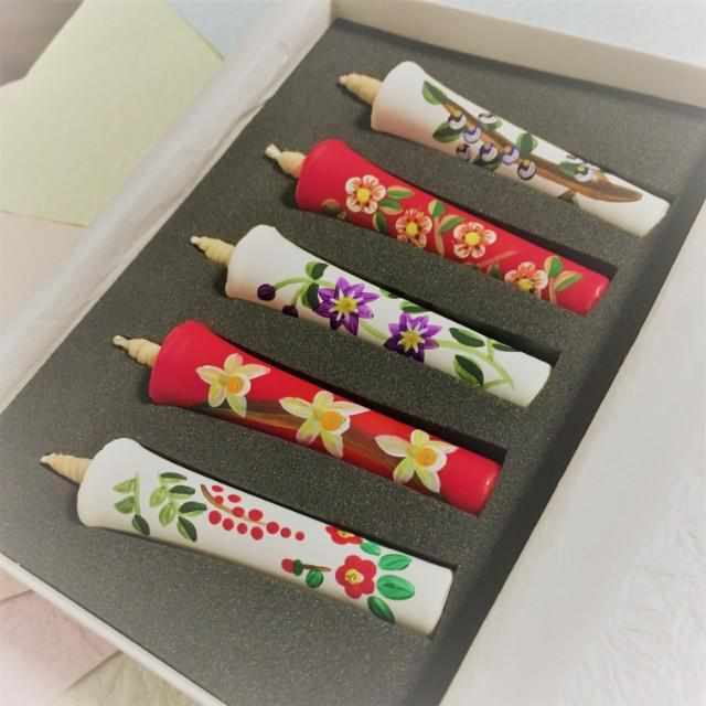 [CANDLE] 2 MOMME 5 BOTTLES SET KOTO NOSAI |  JAPANESE CANDLES | NAKAMURA CANDLE