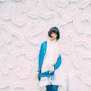 [SCARF] HAND-DYED STOLE WITH NATURAL INDIGO (3 TIMES DYED) | INDIGO DYEING| INDIGO KESENNUMA