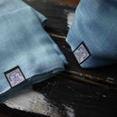[SCARF] HAND-DYED STALL WITH NATURAL PASTELS | INDIGO DYEING| INDIGO KESENNUMA