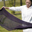 [SCARF] HAND-DYED STOLE WITH NATURAL INDIGO (7 TIMES DYED) | INDIGO DYEING| INDIGO KESENNUMA