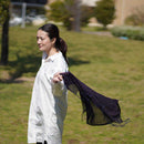 [SCARF] HAND-DYED STOLE WITH NATURAL INDIGO (7 TIMES DYED) | INDIGO DYEING| INDIGO KESENNUMA