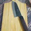 [KITCHEN (CHEF) KNIFE] FORGED KUROBUCHI SANTOKU KNIFE (AOGAMI SUPER STEEL) 170MM | ECHIZEN FORGED BLADES| IWAI CUTLERY