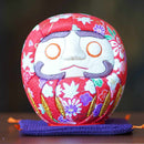 [DARUMA (DOLL)] EDO DARUMA (LARGE) YUZEN RED AND WHITE | EDO ART DOLLS | KAKINUMA DOLLS
