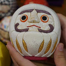 [DARUMA (DOLL)] EDO DARUMA (LARGE) GREAT SEER WHITE | EDO ART DOLLS | KAKINUMA DOLLS