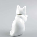 [BECKONING (LUCKY) CAT] MANEKINEKO BANK FIRST MODEL WHITE (M) | KATA KOTO | HIZEN YOSHIDA WARES