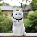[BECKONING (LUCKY) CAT] MANEKINEKO BANK FIRST MODEL WHITE (M) | KATA KOTO | HIZEN YOSHIDA WARES