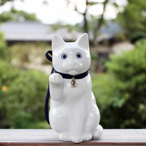 [BECKONING (LUCKY) CAT] MANEKI NEKO WHITE | KATA KOTO | HIZEN YOSHIDA WARES