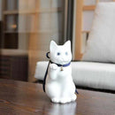 [BECKONING (LUCKY) CAT] MANEKINEKO BANK FIRST MODEL WHITE (M) | KATA KOTO | HIZEN YOSHIDA WARES