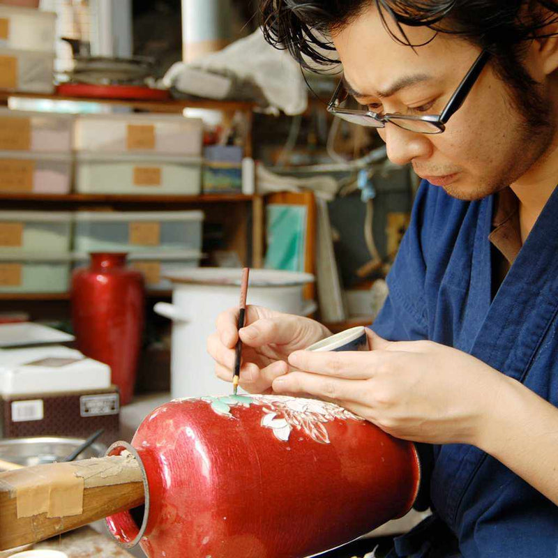 [ Infense] Wired Vase Kikume Kogo | Owari Cloisonne