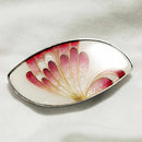 [OBIDOME (SASH CLIP)] SWALLOWTAIL BUTTERFLY RED SEE-THROUGH | OWARI CLOISONNE