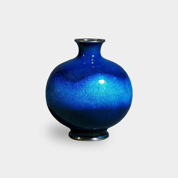[Vase] Wireless Cloisonne Universe 4.5 ทากาตะโซระ (ทหารเรือสีน้ำเงิน) Single-Wheel Insertion | Owari Cloisonne