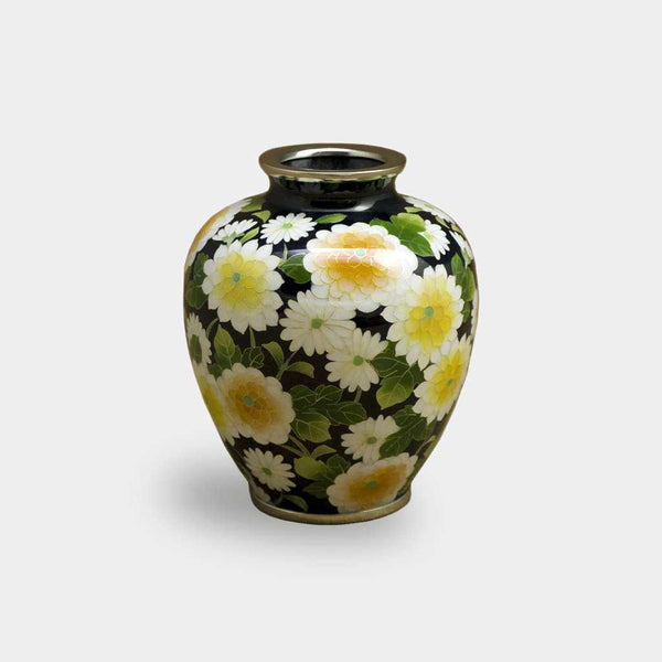 [Vase] Wired Vase 3 Ball-Shaped Chrysanthemum Vase | Owari Cloisonne