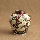 [花瓶]有線花瓶3球形紅色透明李子花瓶| Owari Cloisonne