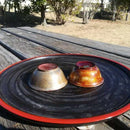 [SAKE CUP]  GUINOMI WOODEN SAKE CUP 2-PIECE SET | NIIGATA LACQUERWARE