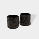[SAKE CUP] KOKEMUSU OCHOKO / GUINOMI (2-PIECE SET) | WAJIMANURI STUDIO RAKU | WAJIMA LACQUERWARE