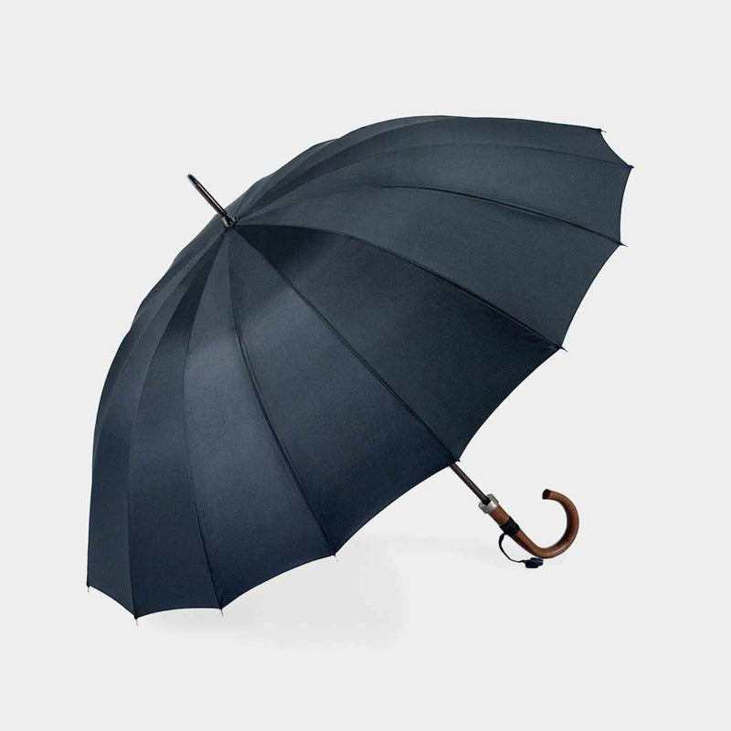 (อัมพวา) "สุภาพบุรุษ" อัมพวา " (Umbrella Trad 16 long Carbon) | มหานครโตเกียว (Black