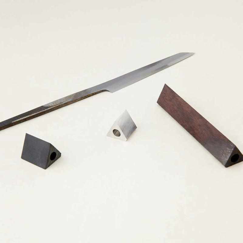 [LETTER OPENER] PAPER KNIFE WITH SUMINAGASHI | MORIMOTO KNIFE MANUFACTURERS | SAKAI FORGED BLADES