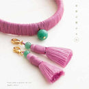 [PET SUPPLY] CAT NECKLACE & EARRINGS SET HEIAN | NAKANO ISUKE | KYOTO BUDDHIST BEADS