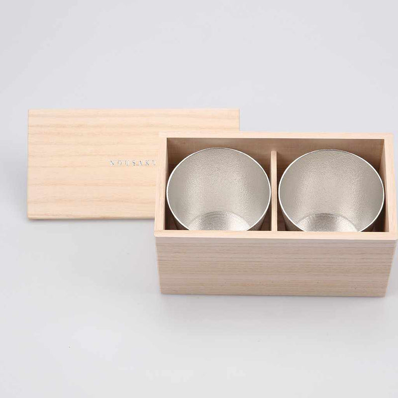 [머그 (컵)] 나지미 텀블러 2피에즈 (With Paulownia Box) | 다카오카 청제카팅