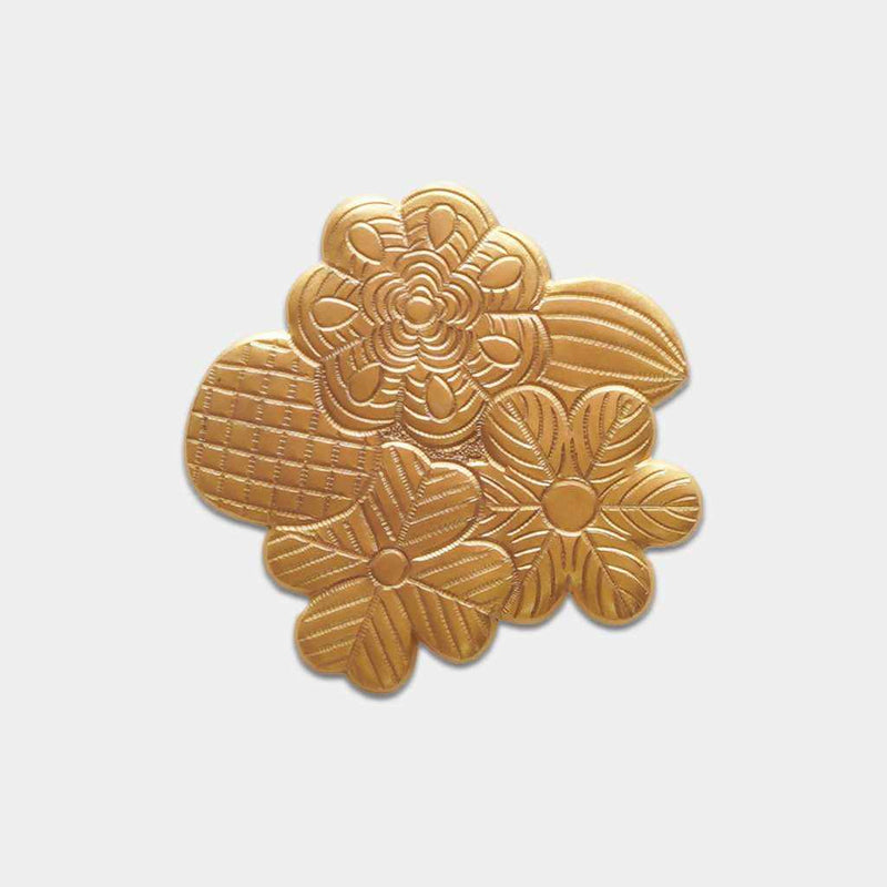 [ACCESSORY] LACE CARVED BROOCH GOLD | OWARI BUTSUGU