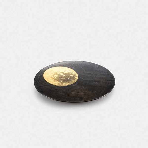 [จานเล็ก ๆ (จาน)] แผ่น oborotsuki 180 (แล็คเกอร์) | Kanazawa Gold Leaf