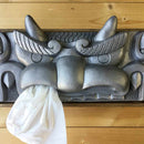 [TISSUE BOX COVER] TISSUE CASE (ONIGAWARA WITH A GLARING FACE) | ONIFUKU | SANSHU ONIGAWARA CRAFTS