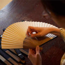 [HAND FAN] FRAGRANT FAN UTSUSHIKA HARUMEKU X SAKURAKA | KYOTO FOLDING FANS | OHNISHI TSUNE SHOTEN