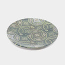 [แผ่นขนาดใหญ่ (แผ่นเสียง)] จาน (Hana Cloisonne) สีดำ | Nishijin Re: Nista | สิ่งทอของนิชิจิน