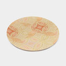 [LARGE PLATE (PLATTER)] PLATE (HANA CLOISONNE) BEIGE | NISHIJIN TEXTILES | RE:NISTA