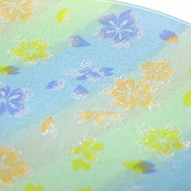 [大板（拼盤）]板（櫻花）藍色5件套裝| Nishijin紡織品