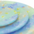 [LARGE PLATE (PLATTER)] PLATE (CHERRY BLOSSOM) BLUE 5-PIECE SET | NISHIJIN RE:NISTA | NISHIJIN TEXTILES