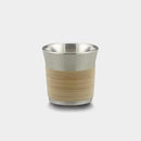 [SAKE CUP] GUINOMI RATTAN ROLL | OSAKA NANIWA PEWTER WARE