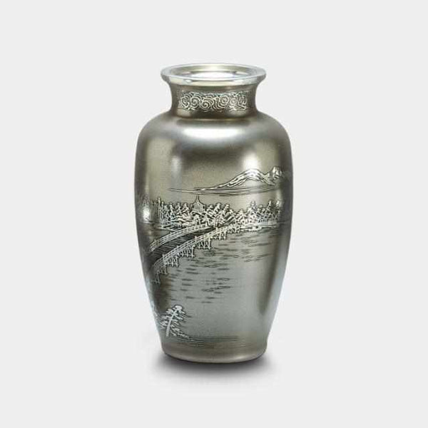 [Vase] Vase Vase Ibushi 9.0 ประเภทไอริส | ร้านโอซาก้านานิวะ Pewter Ware