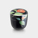 [JAPANESE TEA CUP] WAJIMA FINISH JUJUBE CAMELLIA LACQUER WORK | OSAKA NANIWA PEWTER WARE