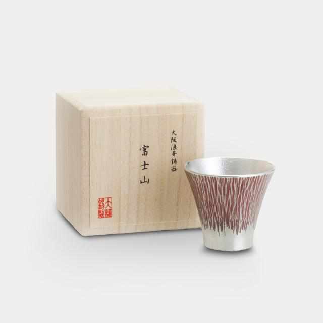 (Sake Cup) ภูเขาฟูจิซีรีส์ | Osaka Naniwa Pew ter Ware