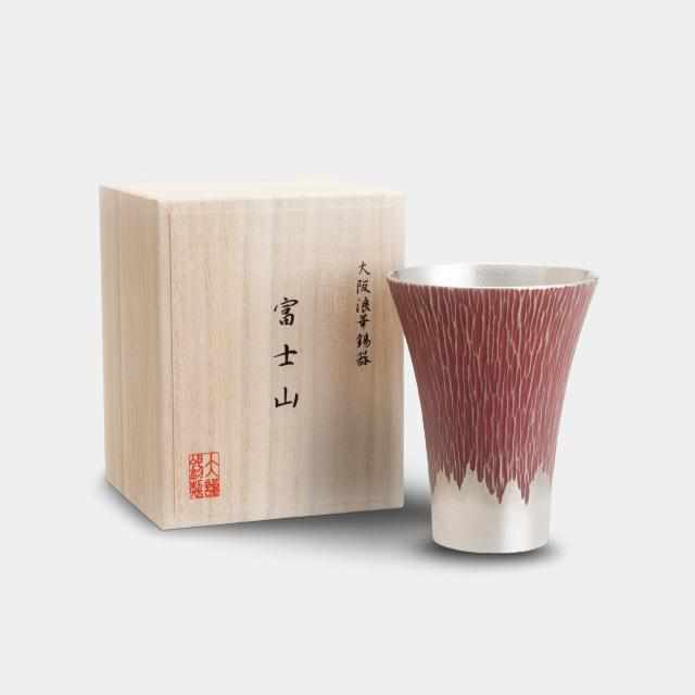[杯（杯）]富士山系列不倒翁（大）|大阪納尼瓦白蠟器皿