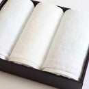[TOWELS] "IRODORI" FACE TOWEL SET OF 3 (BLUE / WHITE) | IMABARI TOWELS