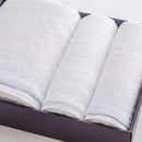 [TOWELS] "IRODORI" 1 BATH TOWEL AND 2 FACE TOWELS SET (PINK / WHITE) | IMABARI TOWELS